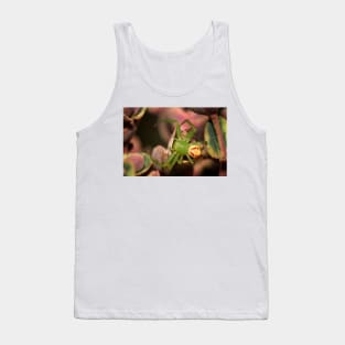 Green Jumping Spider Tank Top